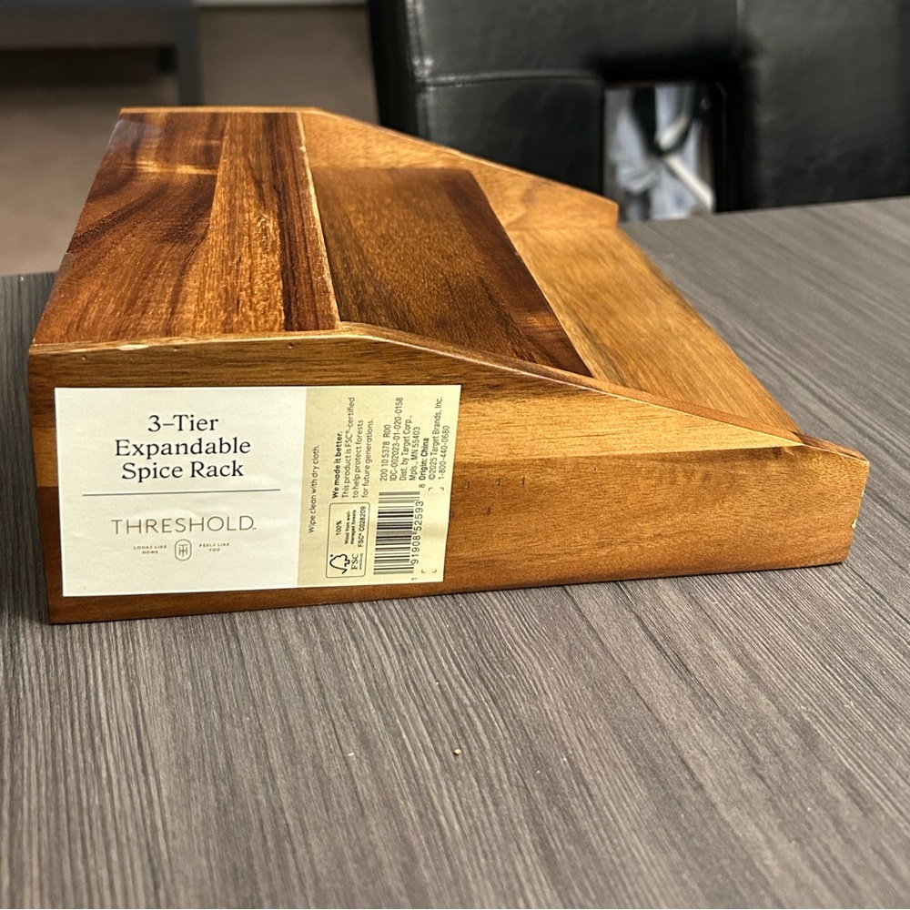 Threshold Wooden Spice Organizer